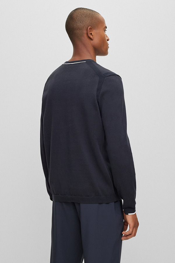 SWEATSHIRT BOSS - 402 BLUE